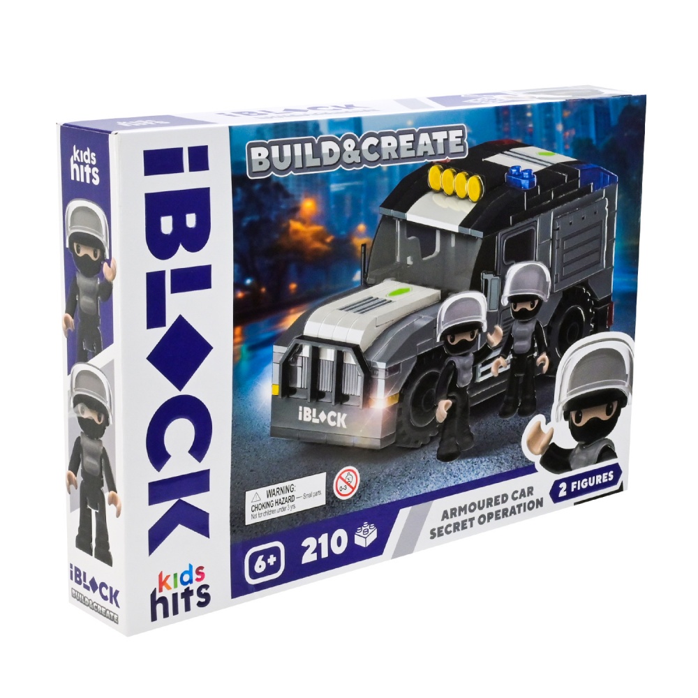 Игрушка-конструктор Shantou Kids hits IBLOCK JUNIOR 210 дет. KH42/004/4