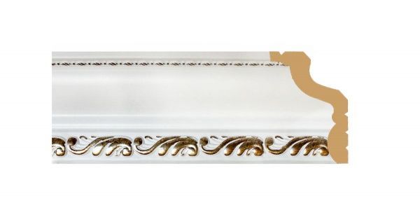 Плінтус для натяжної стелі Dellos Baget 148-2-553 2400x45x31мм 