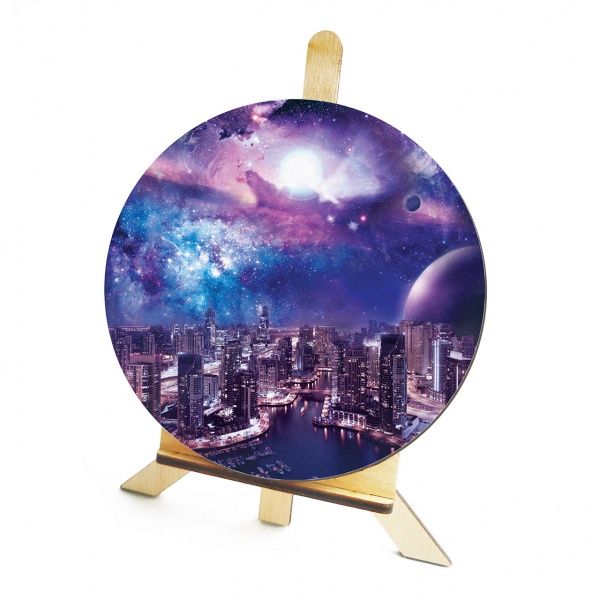 Пазл дерев'яний Магія нічного міста 300х300 мм ZABAVA 