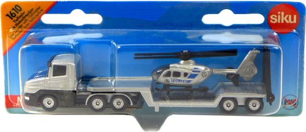 Ігровий набір Siku 1:55 Тягач із вертольотом 1610 6321060