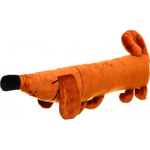 Подушка декоративная Собака шоколад 60x20 см