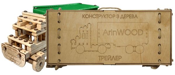 Конструктор ArinWOOD Трейлер 01-110