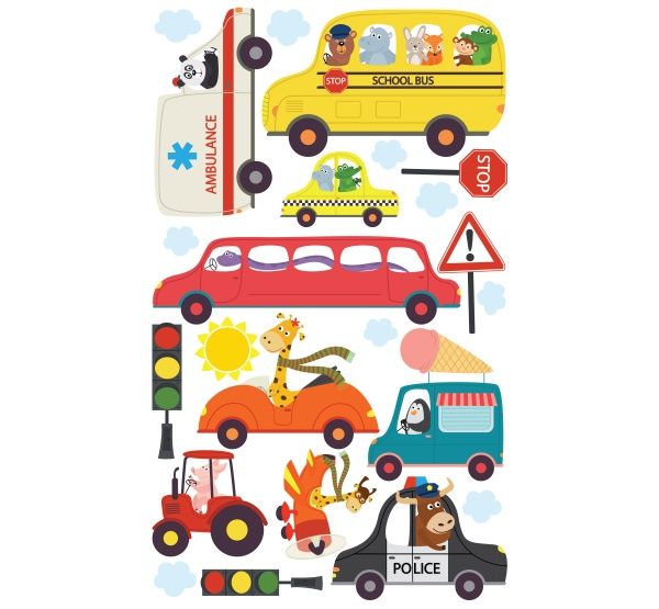 Декоративна наліпка Zatarga Автоманія Z180042 44x73 см