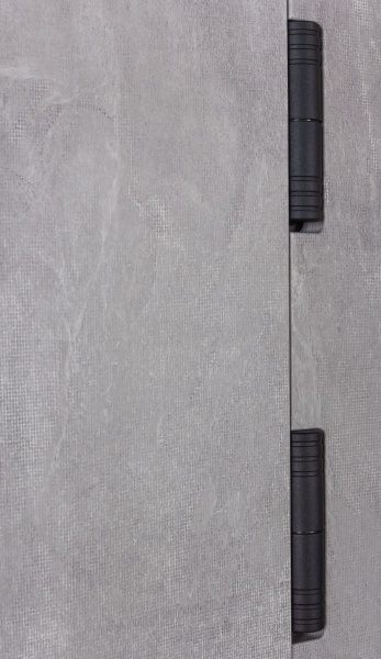 Дверь входная Булат К-8 (квадро) 540/249 wavestone grey / белый супермат 2050x850 мм правая