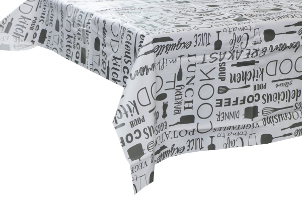 Скатерть Cook 140x180 см белый с рисунком UP! (Underprice) 