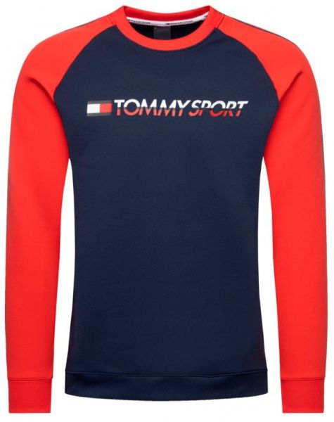 Джемпер Tommy Hilfiger FLEECE TAPE CREW S20S200276401 р. XL темно-синий