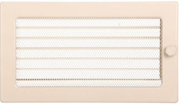 Решітка камінна з жалюзі 4FIRE 17х50 кремова полірована