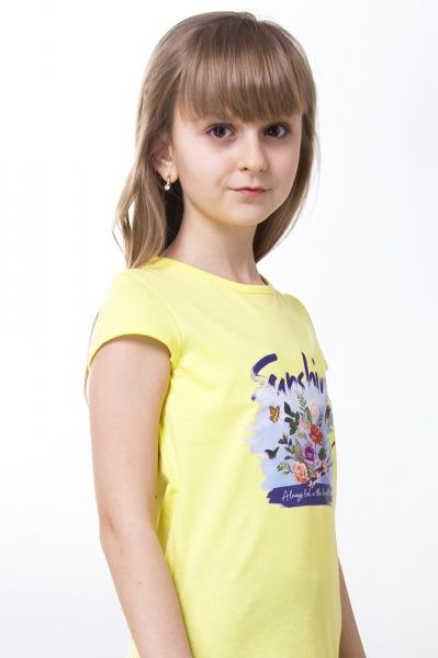 Футболка для дівчаток KOSTA р.122-128 лайм 0112-6 