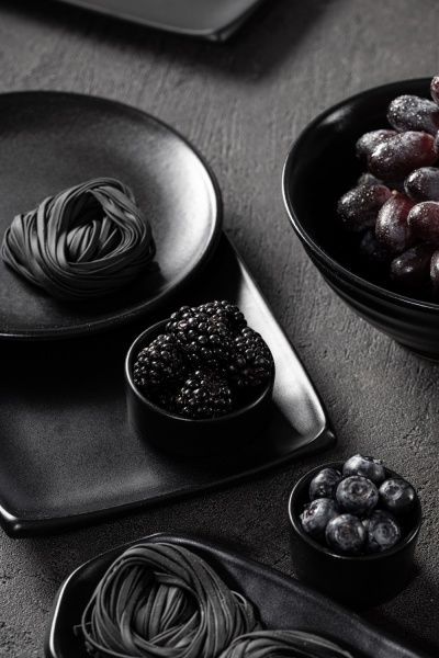 Тарілка прямокутна 16х26 см Блек Мат Manna Ceramics