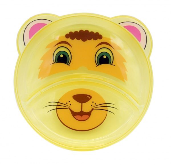 Тарелка секционная Baby Team в ассортименте