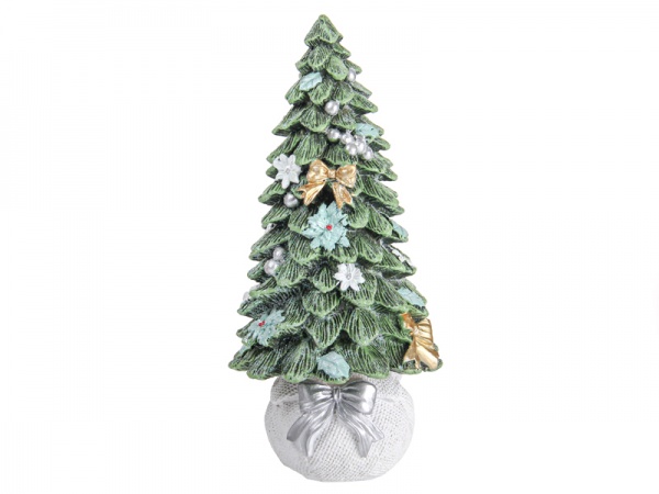Фігурка декоративна Ялинка зелена 24 см 191-012 Lefard