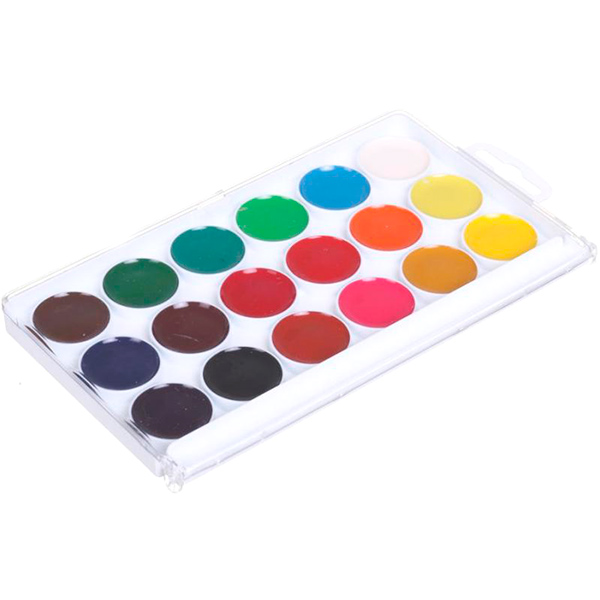 Акварель 18 цветов без кисточки в картонной упаковке 896 Nota Bene