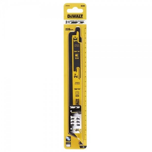 Набор пилочек для сабельной пилы DeWalt 5 шт. DT2416