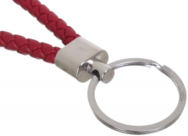 Брелок для ключів з кільцем червоний