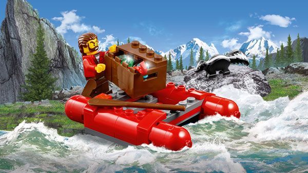 Конструктор LEGO City Погоня по горной реке 60176