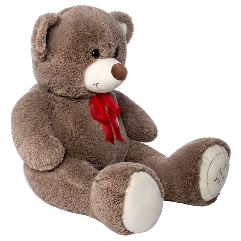 М'яка іграшка подарункова INKATOYS Ведмідь Бруно 100 см коричневий MEDV7_SU