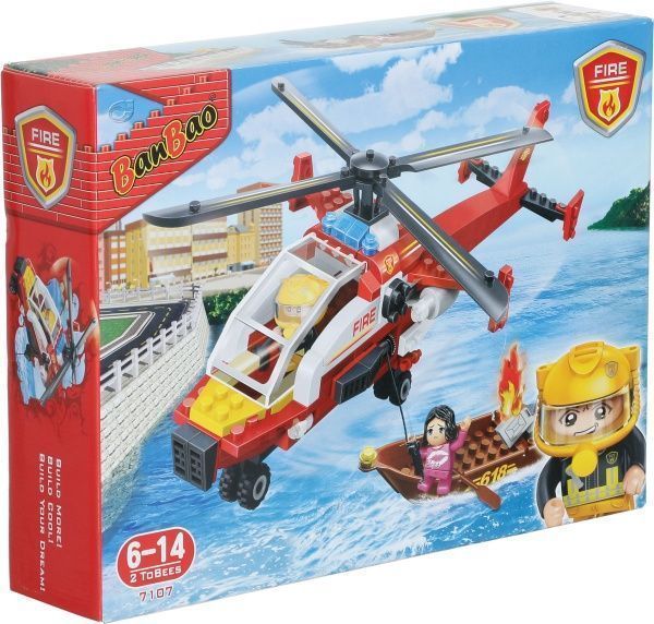 Конструктор BanBao Пожарные Вертолет 2