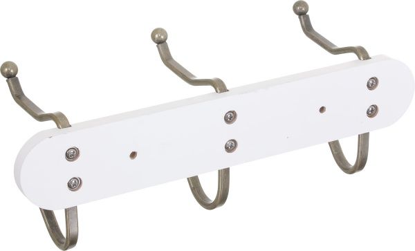 Планка з гачками Axentia MDF 29х11,3х10,7 см біла