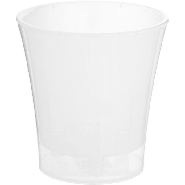 Горшок пластиковый Santino Арте круглый 1,2л прозрачный 