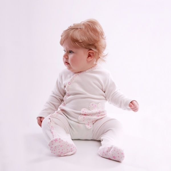 Чоловічок Lucky tots р.74 молочно-рожевий 1715 