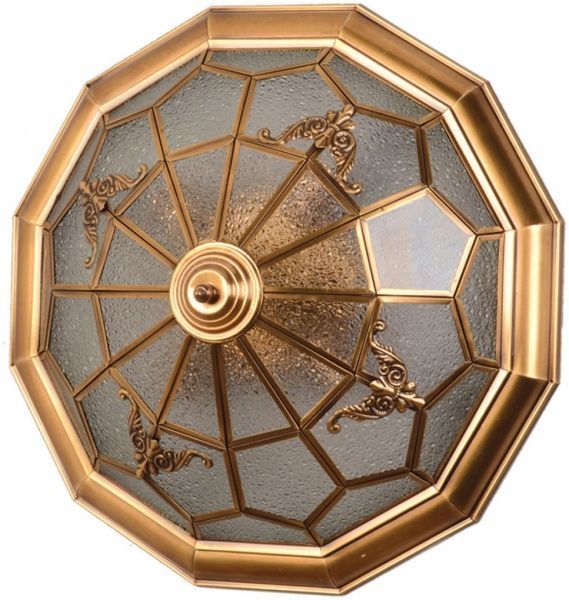 Люстра стельова Геотон НПБ 01-3х60-107 Х002/450 3xE27 антична бронза 44854 