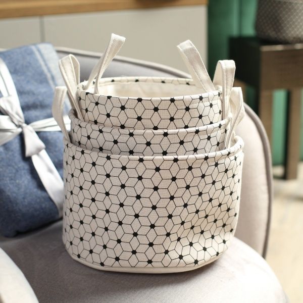 Кошик Decor 27х16 см бежевий