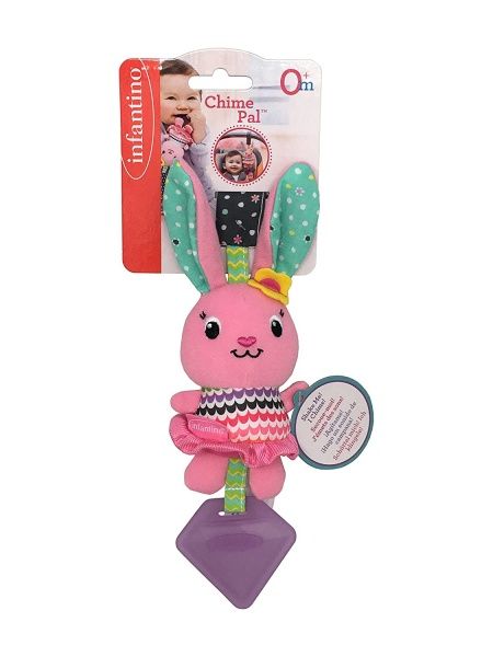 Іграшка-підвіска Infantino Зайченя з прорізувачем 005059I