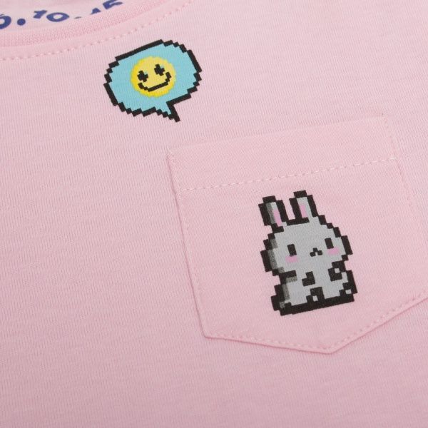 Футболка для девочек 5.10.15. 3H3915 р.98 розовый 