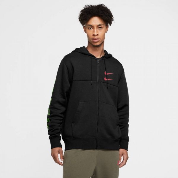 Джемпер Nike M NSW SWOOSH HOODIE FZ SBB CU3901-011 р. XL чорний
