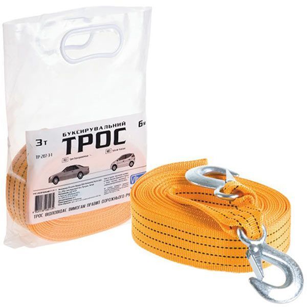 Трос буксирувальний Vitol ST205B/TP-207-3-1 3 тонни 6 м