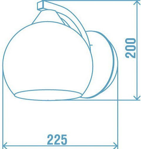 Бра Victoria Lighting 1x60 Вт E27 белый Sirius/AP1 