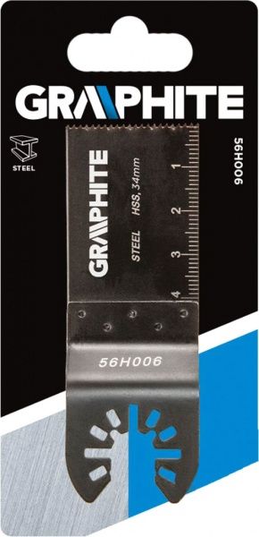 Полотно пильное GRAPHITE 34 мм. HSS по металлу 56H006