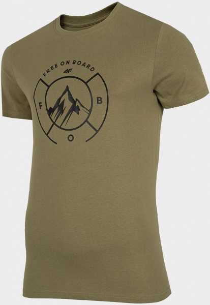 Футболка 4F T-SHIRT TSM022 H4Z22-TSM022-43S р.2XL оливковый