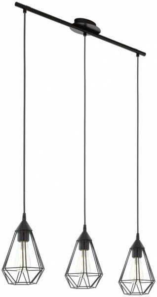 Підвіс Eglo TARBES 3x60 Вт E27 чорний 94189 