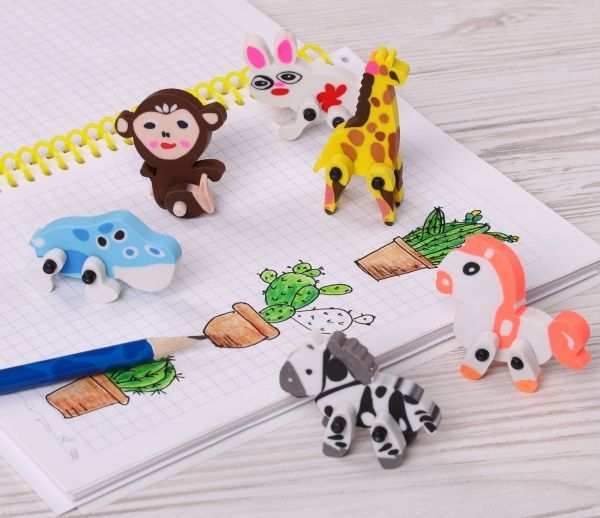 Гумка Звірята Лев