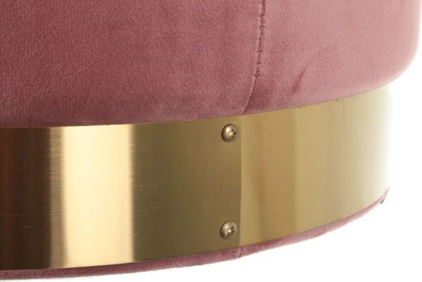 Сундук-пуф Francois 36х36х44 см роуз голд 