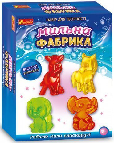 Набір для творчості Ranok Creative Мильна фабрика Веселий зоопарк 301915