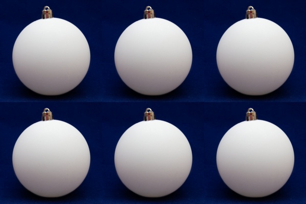 Набор елочных шаров Девилон 251253 d80 мм 6 шт./уп. 