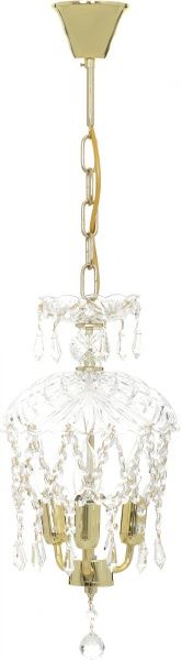 Люстра подвесная Crystal Life 3xE14 золото SP804/03-D25GO 