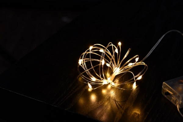 Гирлянда IEK Роса 3000 К встроенный светодиод (LED) 20 ламп 2 м 