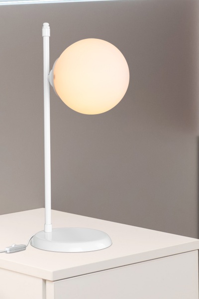 Настольная лампа Luna Dolphin 1xE27 белый MDL.4753 