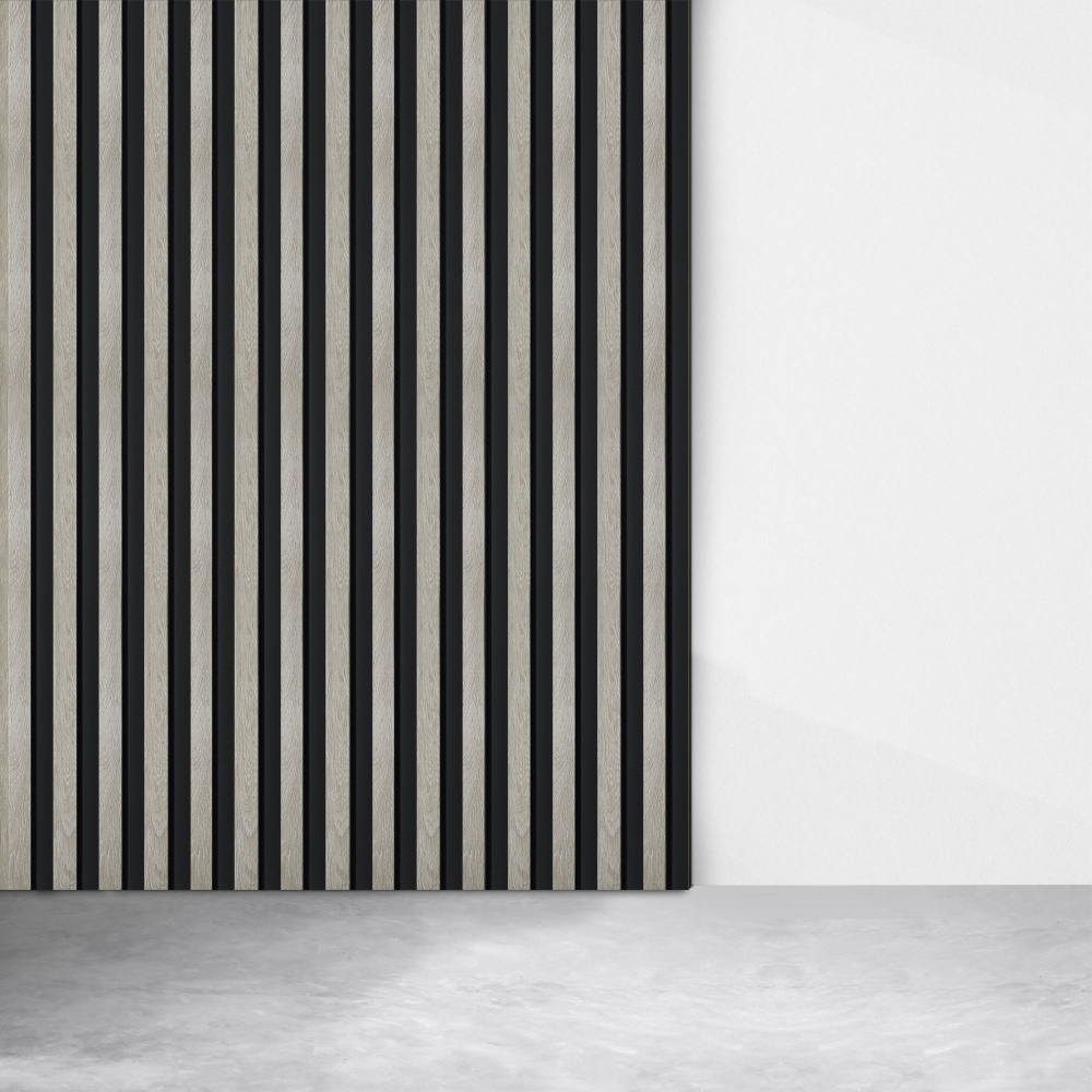 Рейкова панель MARCO decor 11920-333 світле дерево з чорним 119х20х2900 мм (0,34 кв.м)