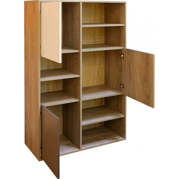 Шкаф-пенал Аккорд Мито МІ 3 белый/дуб ендгрейн