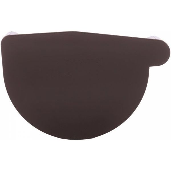 Заглушка ринви ліва PROFiL 130 мм коричневий 