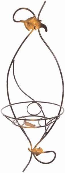 Подставка для растений настенная ВОДОЛІЙ Фигурная 21х22x65 см 