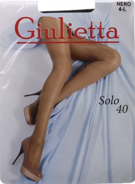 Колготки женские Giulietta Solo 40 Den Nero р. 4 черный 1 шт. 