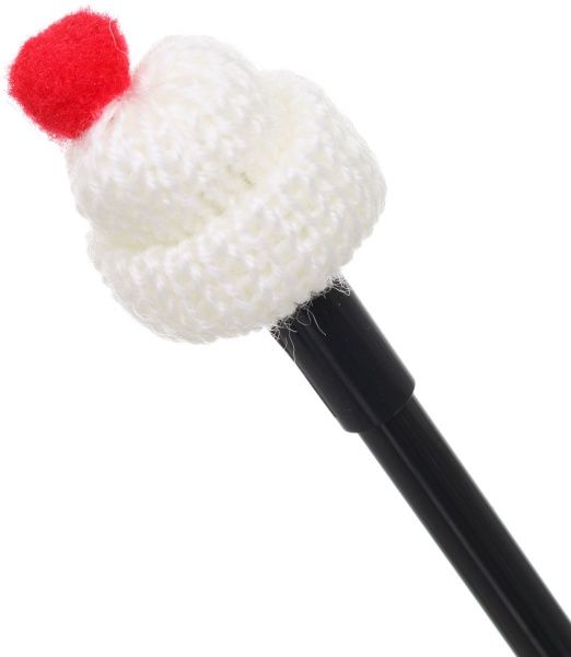 Ручка гелевая Шапка с красным помпоном 