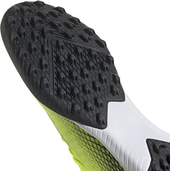 Бутсы Adidas X GHOSTED.3 TF FW6944 р. UK 9,5 желтый