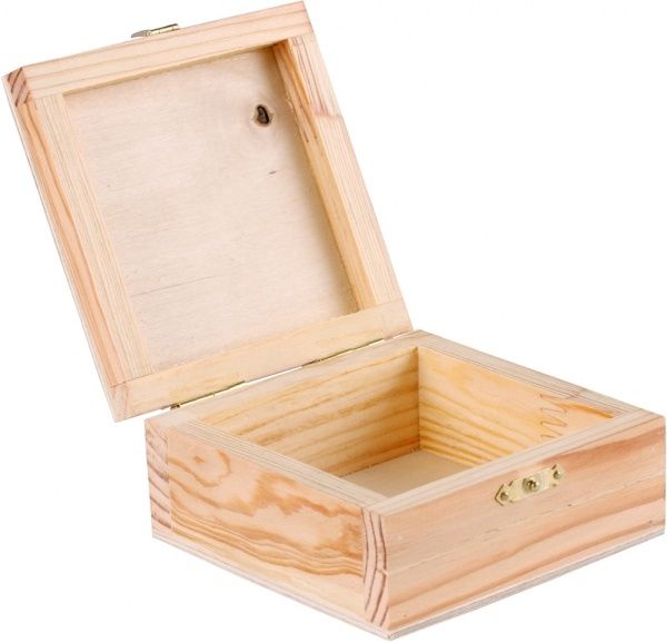 Скринька дерев'яна з замком 10x5x10 см Albero  