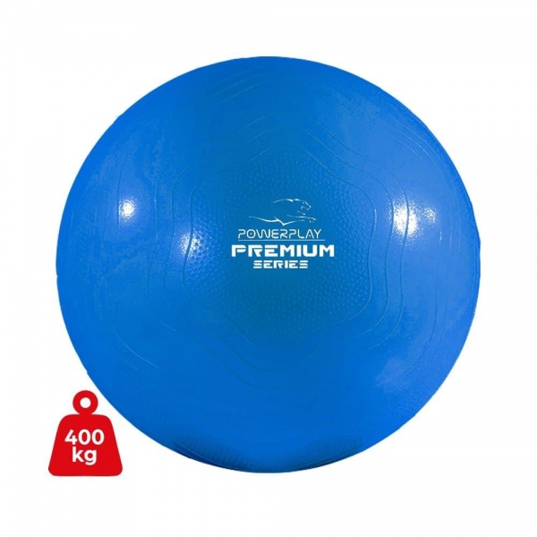 М'яч для фітнесу PowerPlay Premium d65 PP_4000_65cm_Blue 